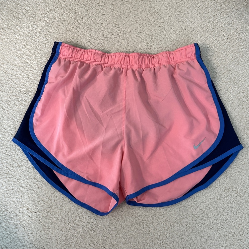 Nike Athletic Shorts - Coral/Royal Blue/Navy